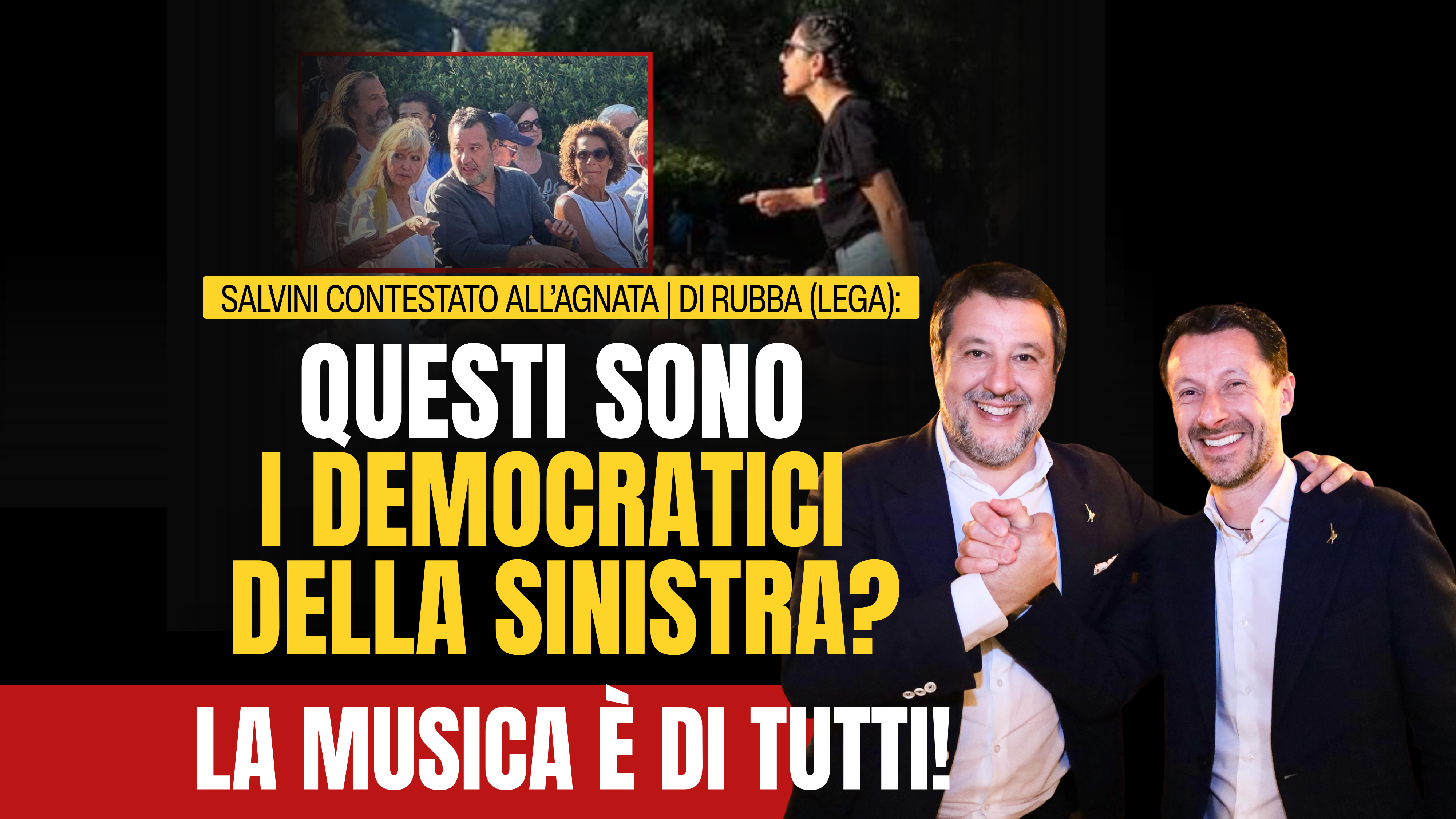 Salvini contestato all’Agnata, Di Rubba a Il Sussidiario: «La libertà non può valere solo per chi la pensa allo stesso modo»