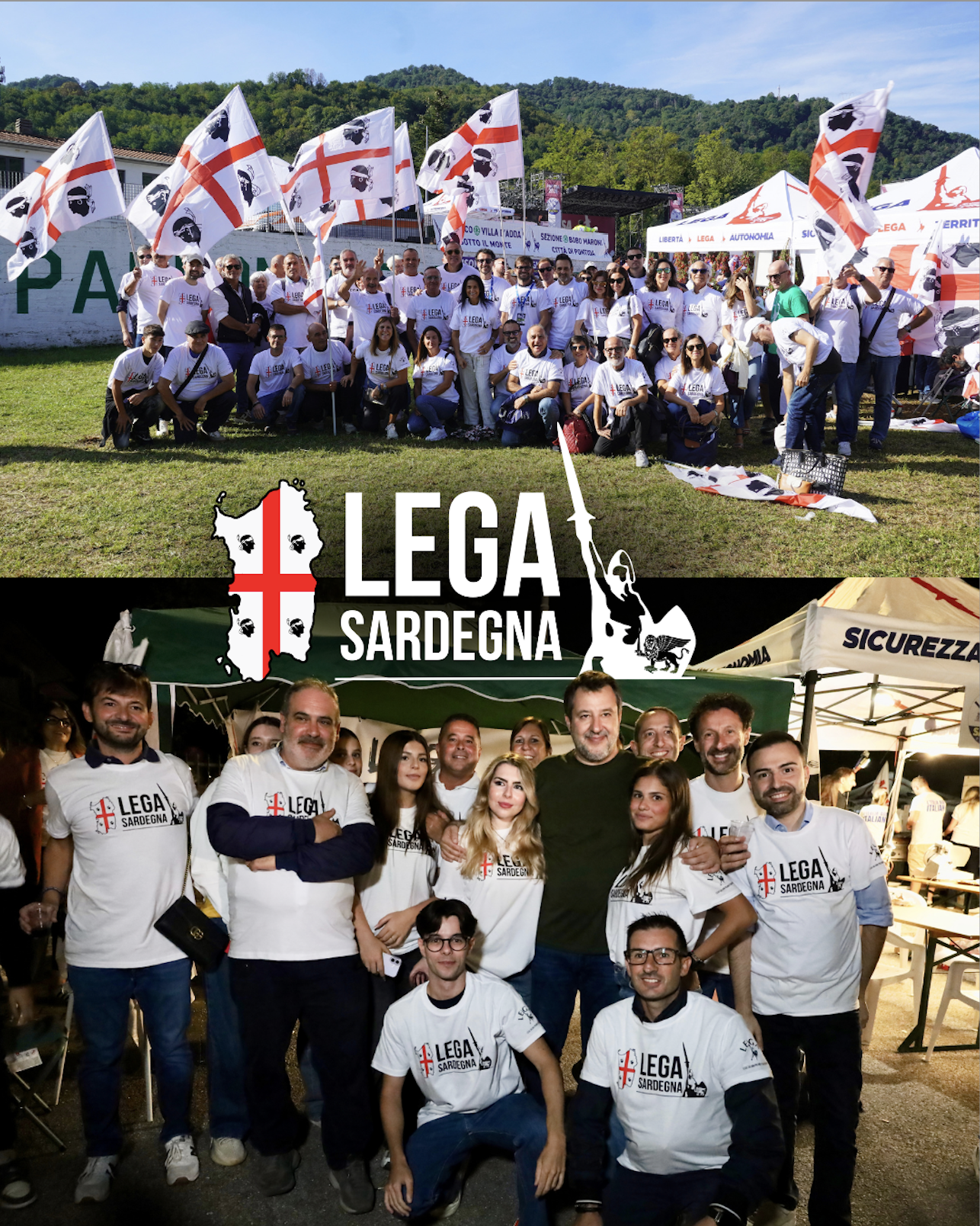 PONTIDA, DI RUBBA: “OLTRE CENTO SARDI SUL PRATONE CON SALVINI. NUOVA SQUADRA, ENTUSIASMO E PARTECIPAZIONE”